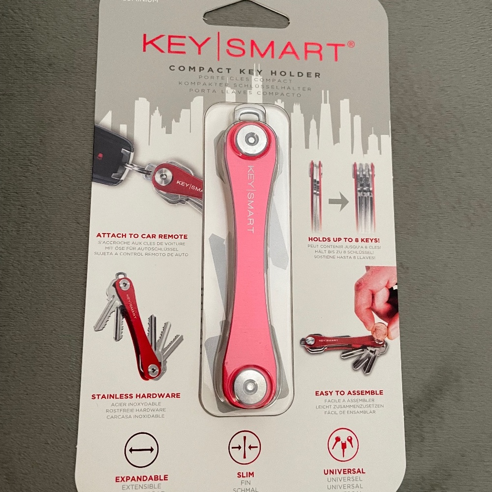 Key Smart Original Key Holder Red New in Package